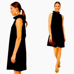 Tuckernuck |Blythe Ruffle Collar Mini Dress in Black Size XL